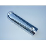 VÝFUKOVÝ KRYT KOLENA (CHROM) - LEVÝ HORNÍ - JAWA 300,350 CL, KÝVAČKA, PÉRÁK + MODEL 42